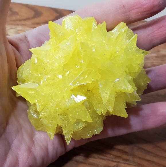 Sulfur Crystals on Matrix 0.61 lbs - Picture 11 of 17